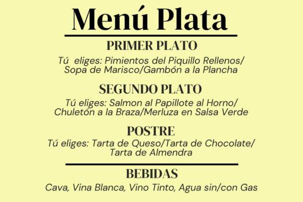 Menu PLATA Ocarina Gust