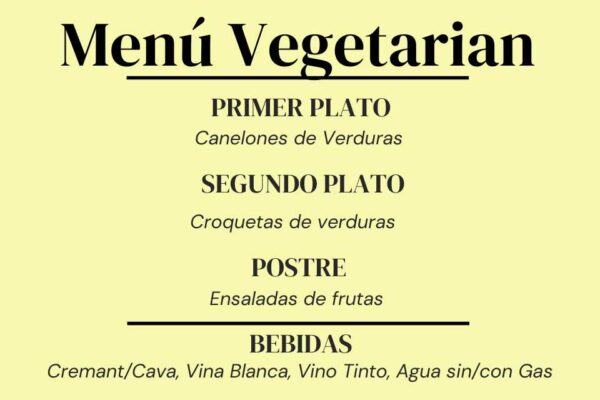 Menu Vegatarian Ocarina Gust