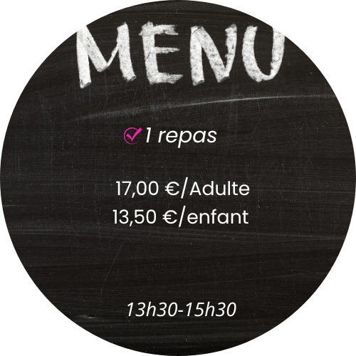 Forfait 1 repas Paquete de media pensión